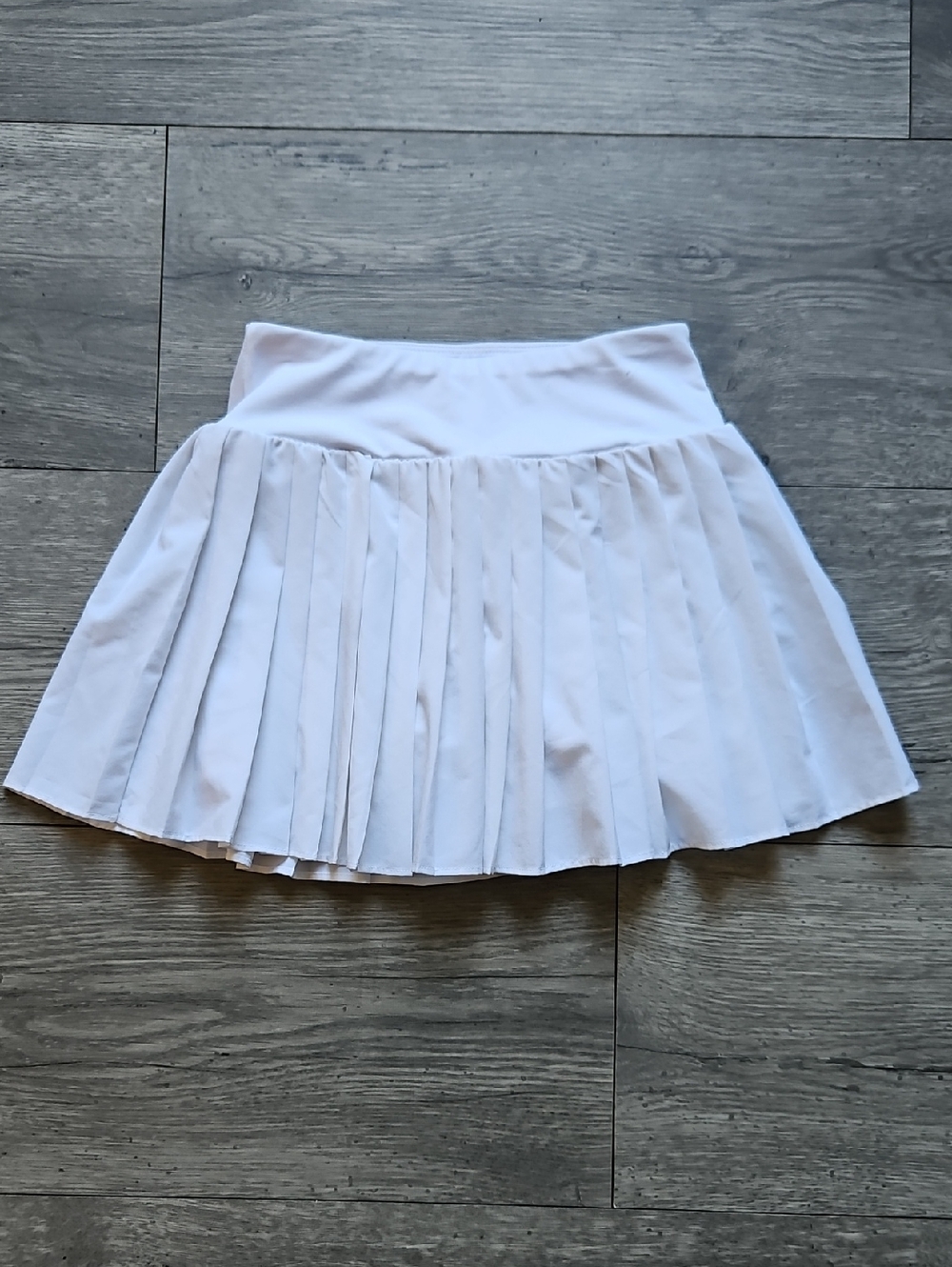 Xersion Girls Pleated Activewear Cheer/Tennis Skort Size 6/6X White